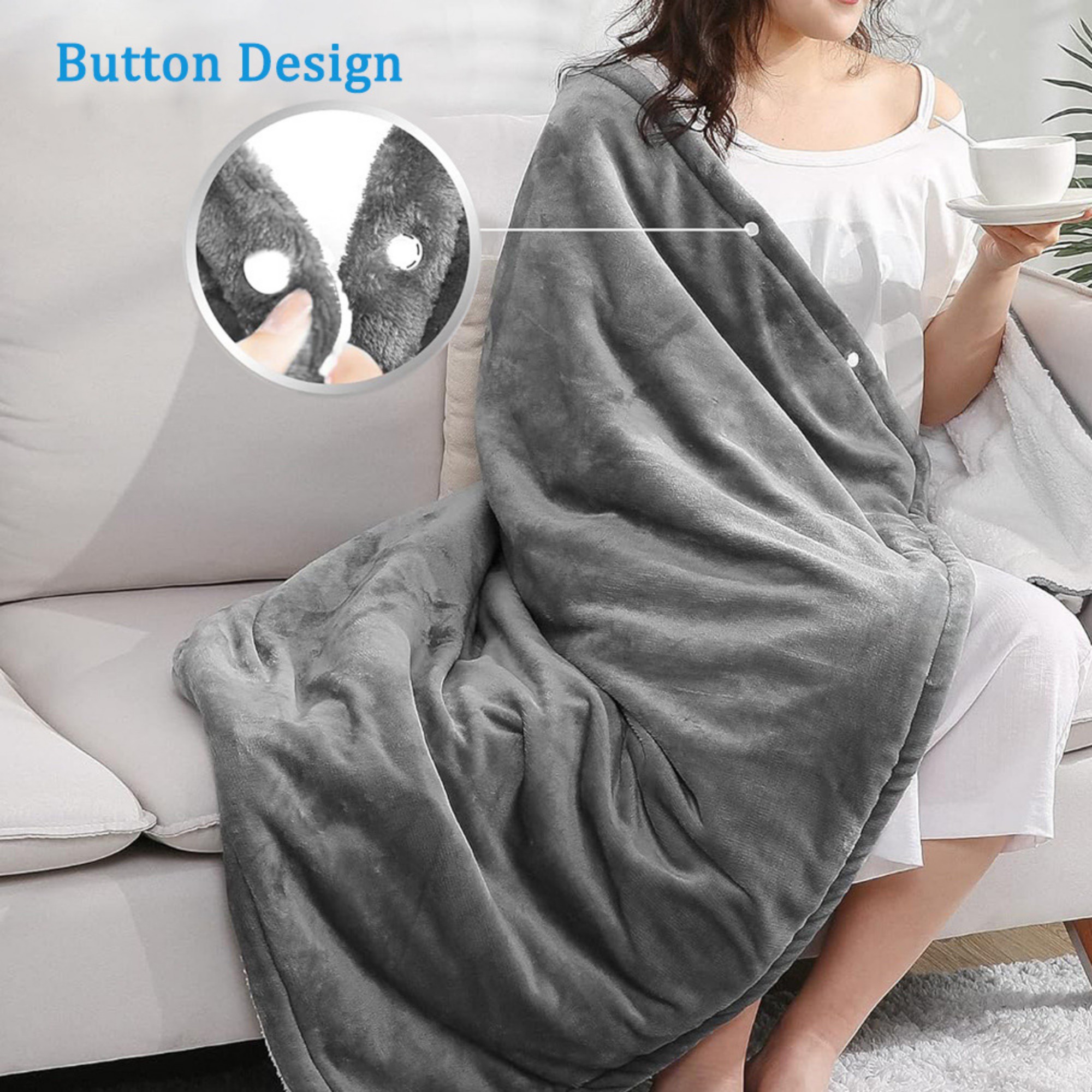 3-Temperature Heating Shawl Blanket 10