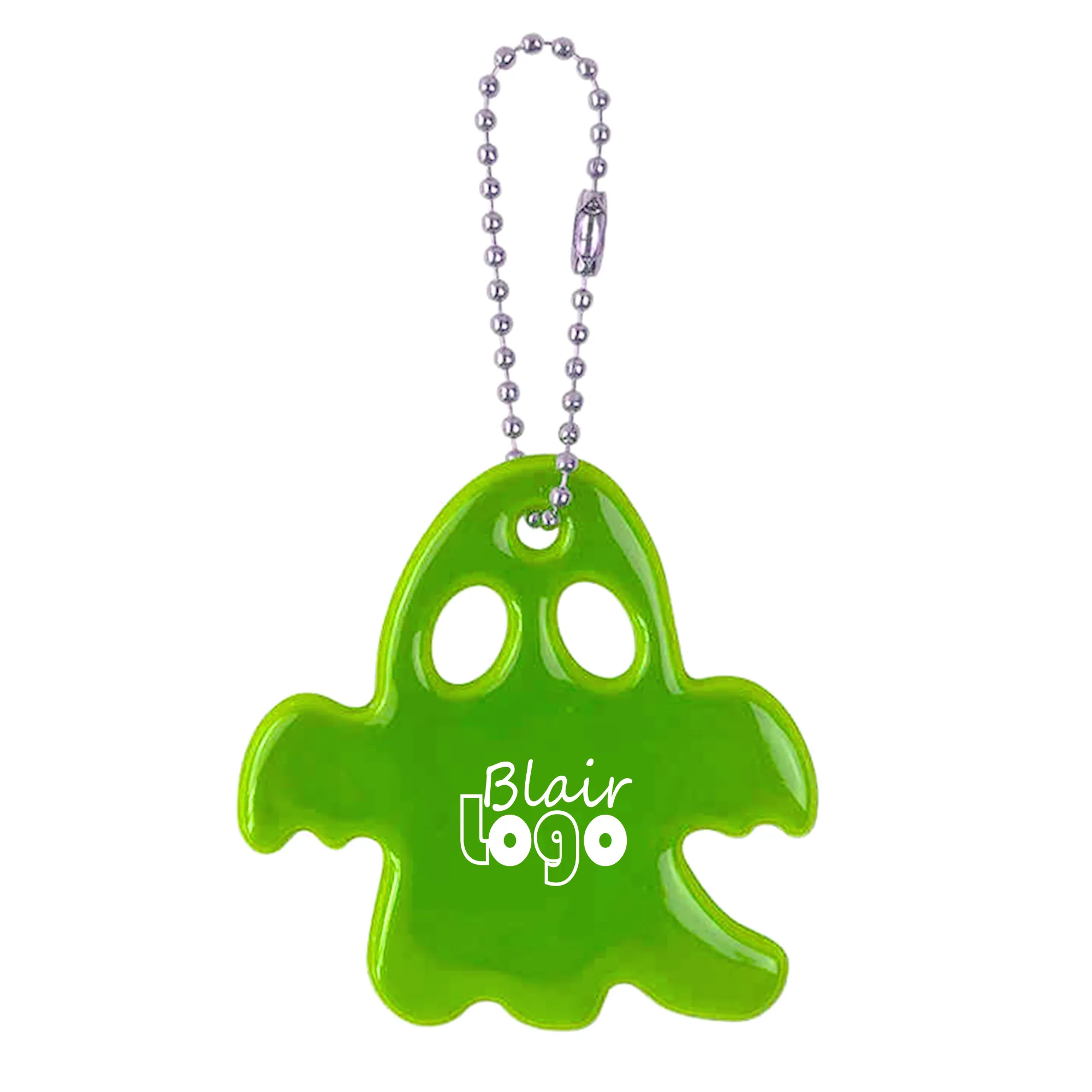 PVC Reflective Ghost Keychain 2
