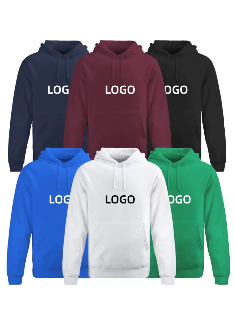 High Quality Fiber And Cotton Pullover Hoodie, custom hoodie or sweatshirt with logo imprint 4