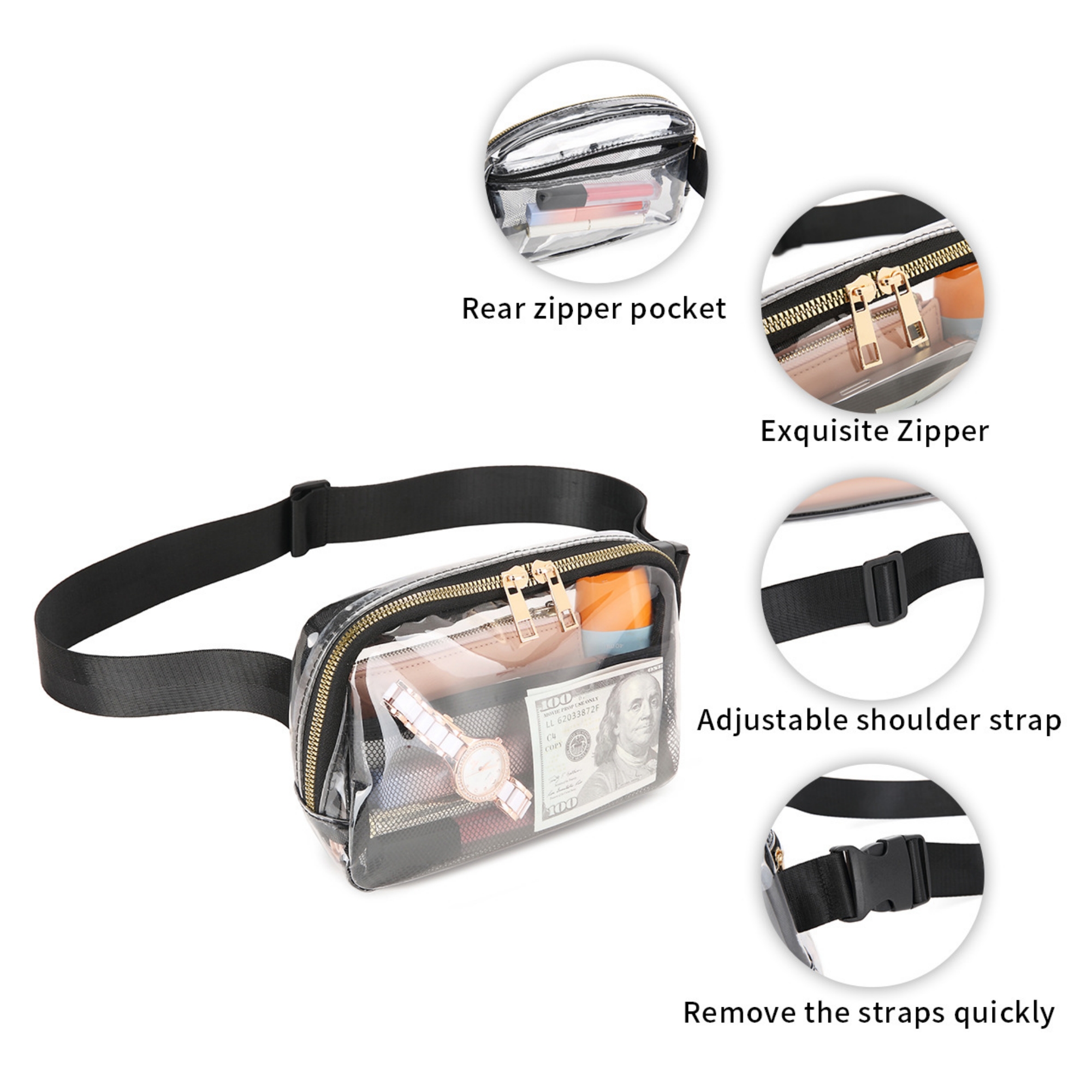 Clear Stadium Crossbody Bag 2