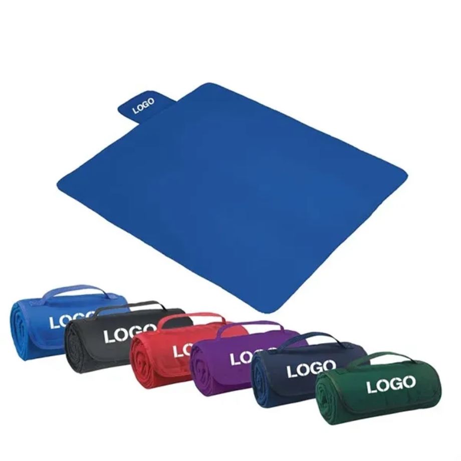 Promotional Roll-Up Fleece Blankets 2