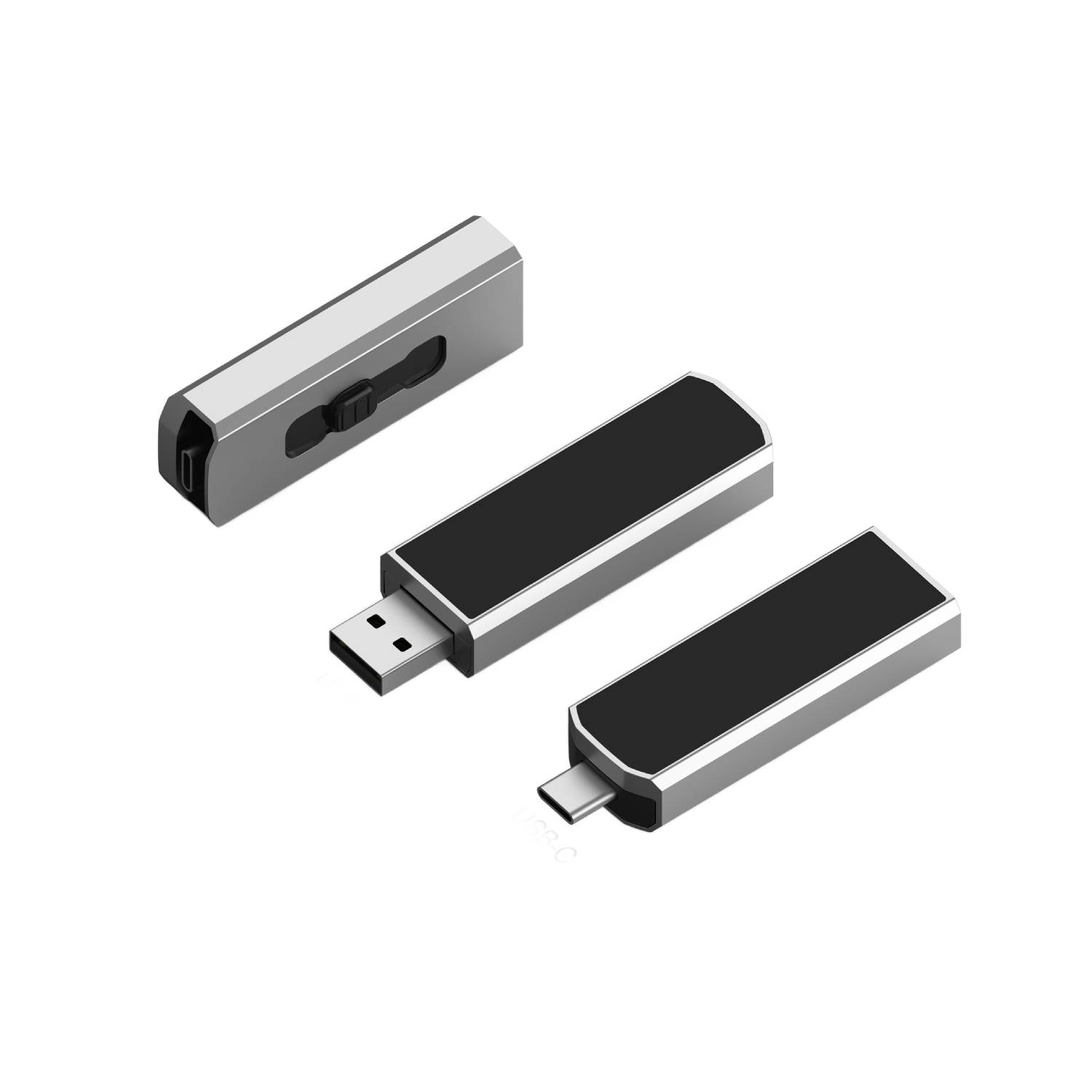 Type-C LED Light Up OTG USB Flash Drive 6