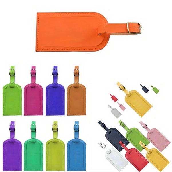PU Leather Luggage Tag 5