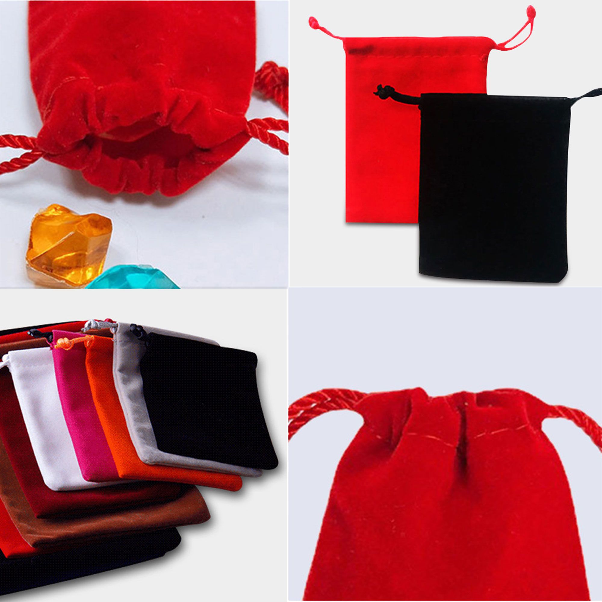 Soft Fleece Drawstring Holder 3