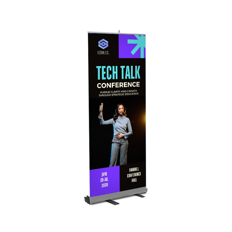 33"W x 80"H Monza™ Fx Retractable Banner Stand Kit, Vinyl 2