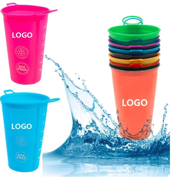 Foldable Collapsible 7Oz Soft Race Running Drinking Tpu 200M 1