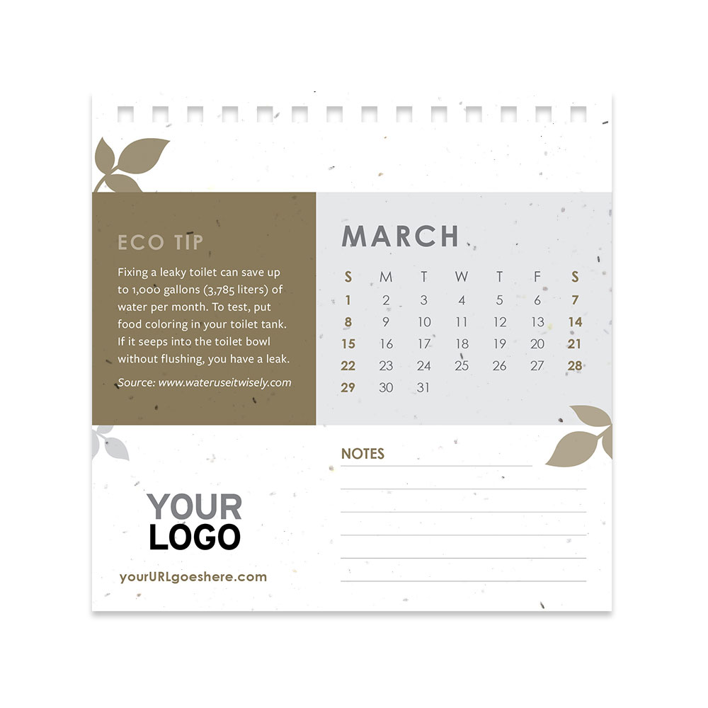 Eco Tips Plantable Seed Calendars 3