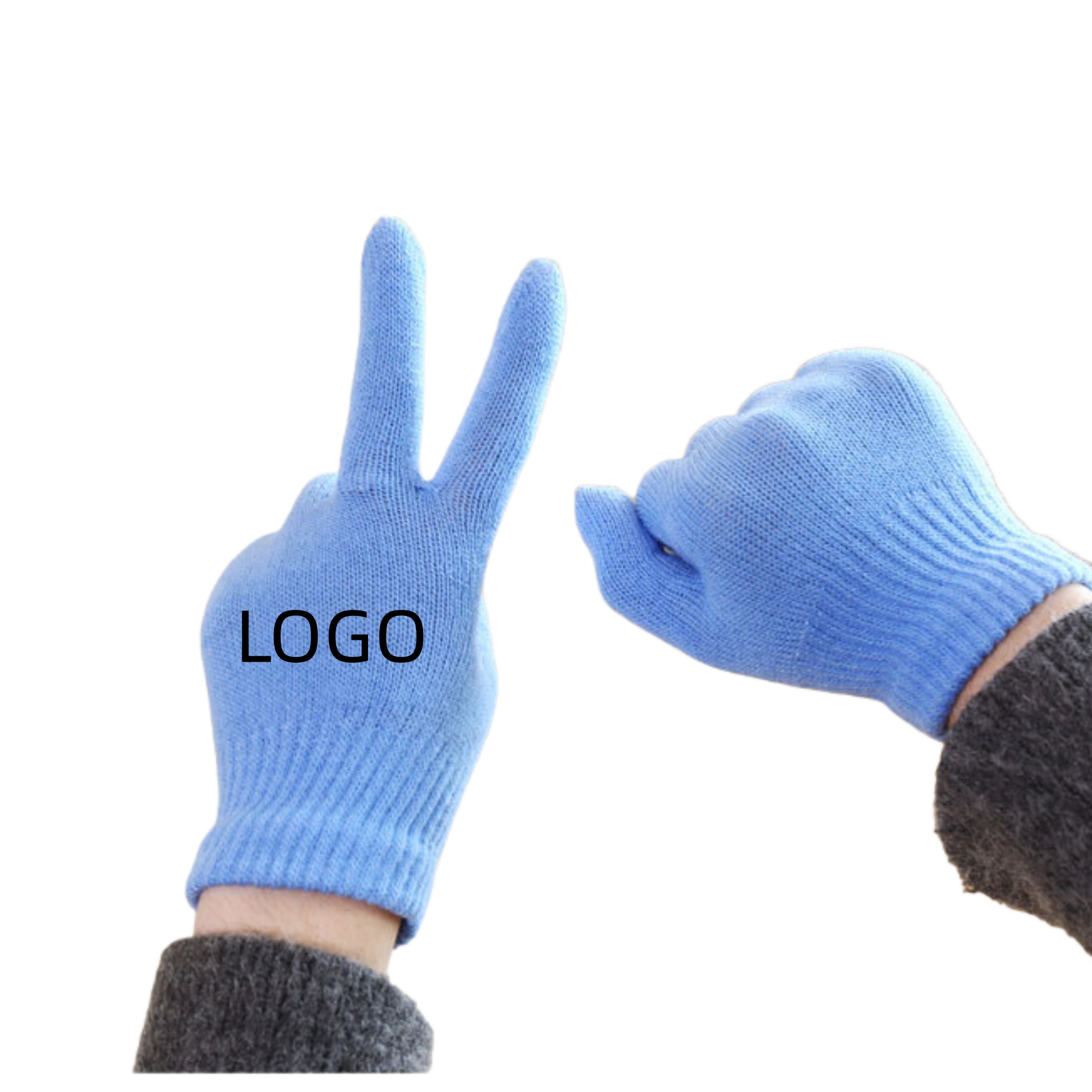 Unisex Knitted Warm Gloves 2
