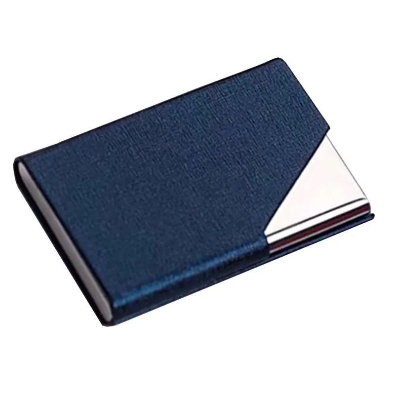 Stainless Steel PU Business Card Case 3