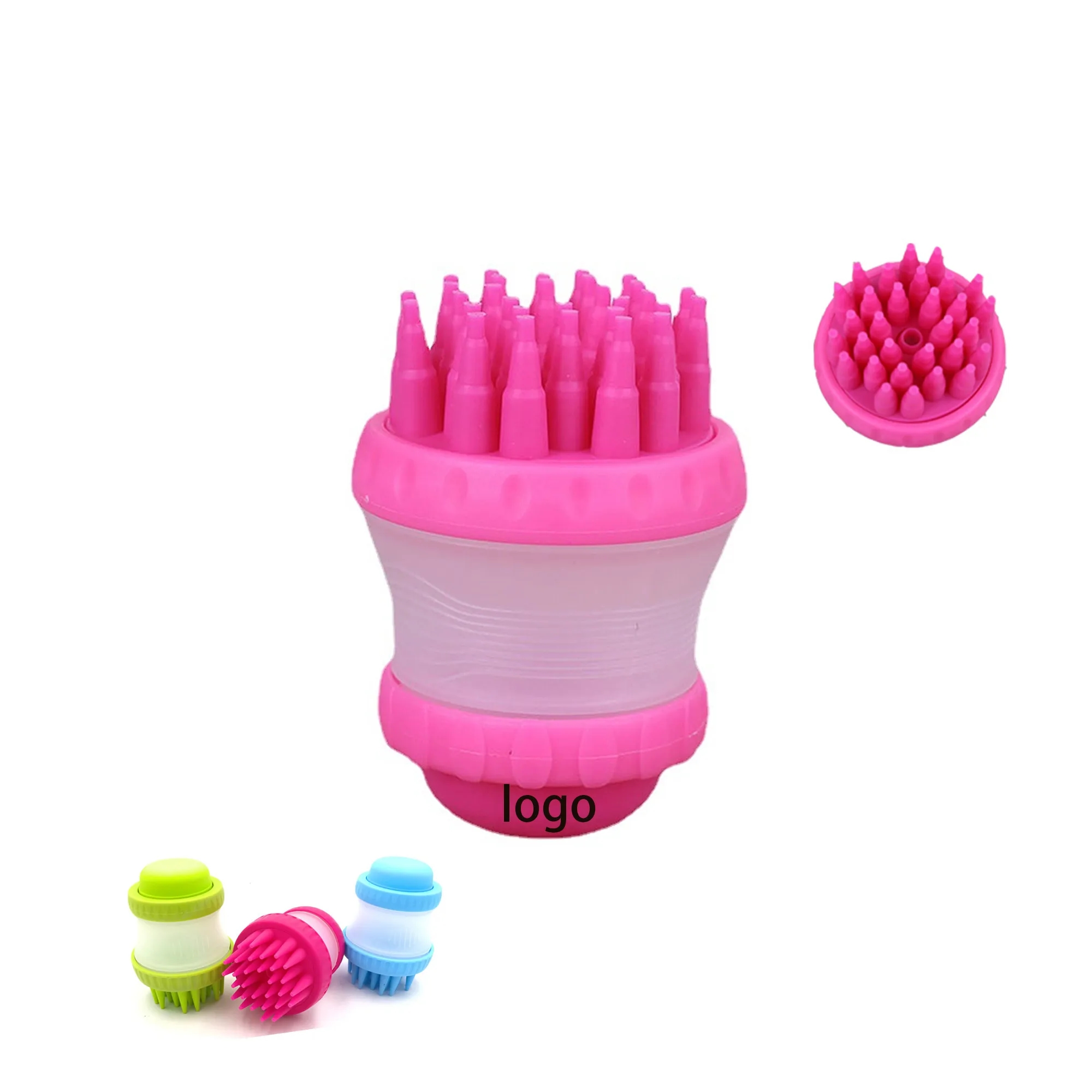 Cat Brush Soft Rubber Pins 2