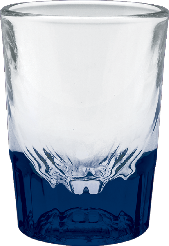 2 oz. Fluted Shot Glass - Deep Etched 14