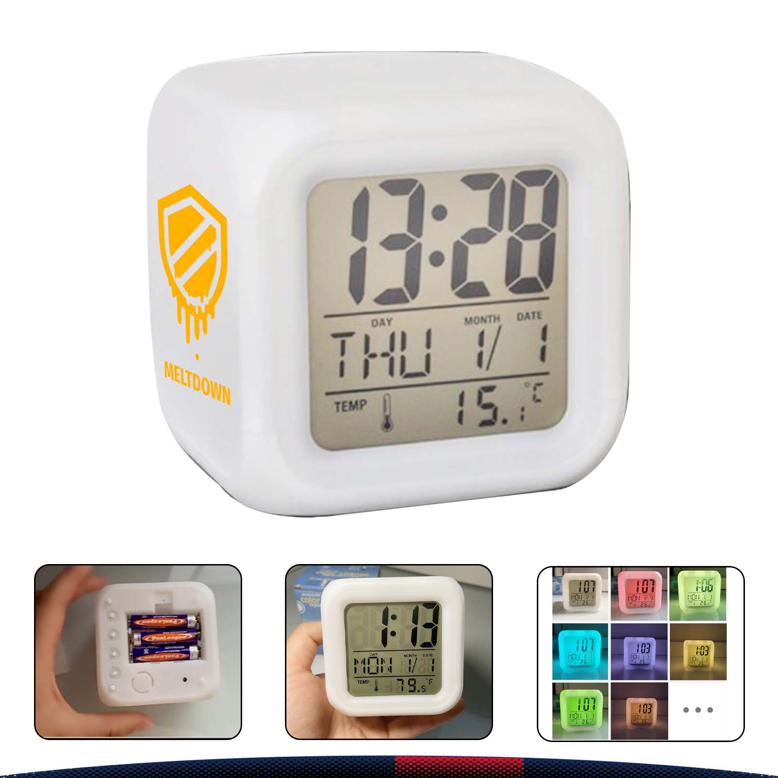 Color Changing Alarm Clock 2