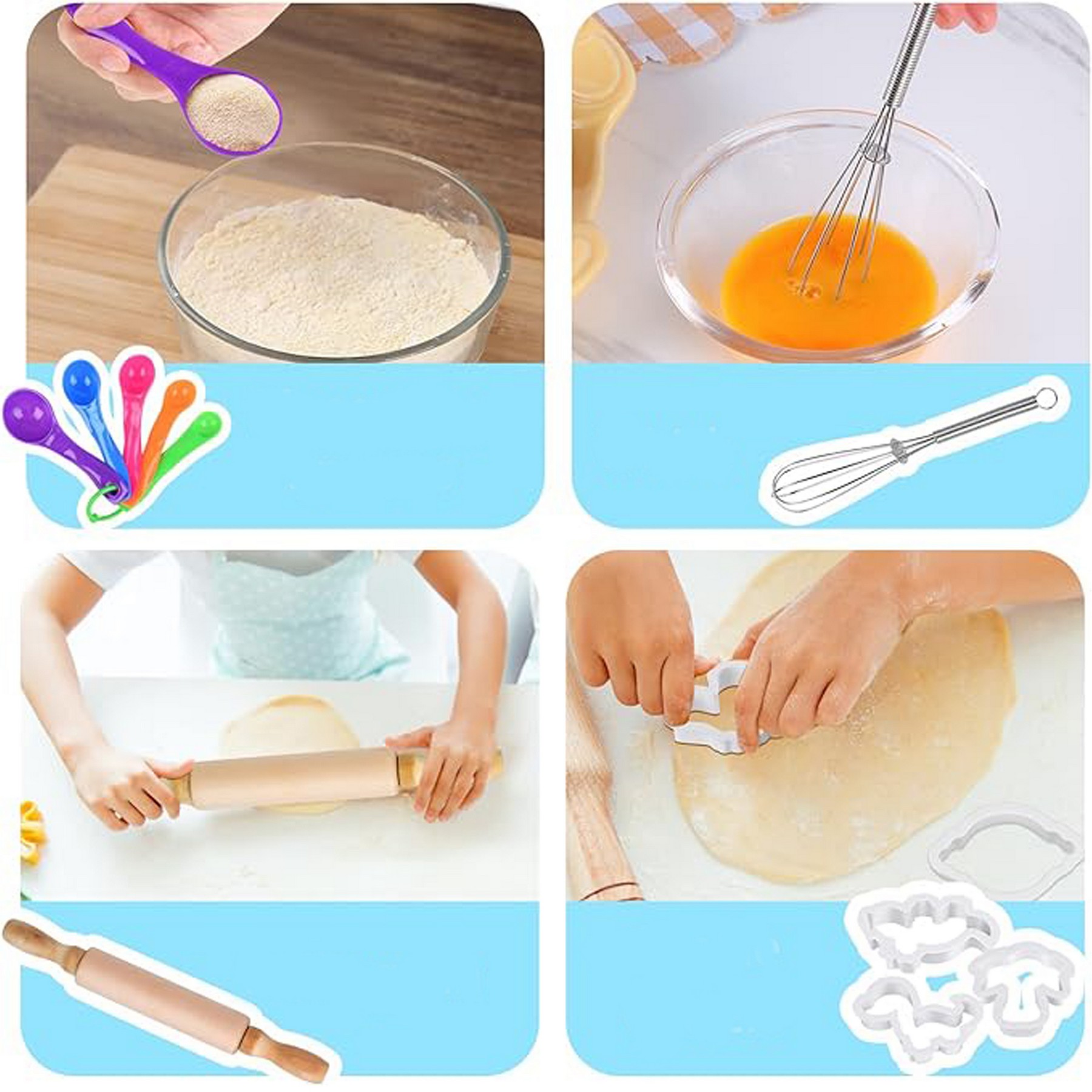 Toddler Cooking And Baking Set With Apron 2