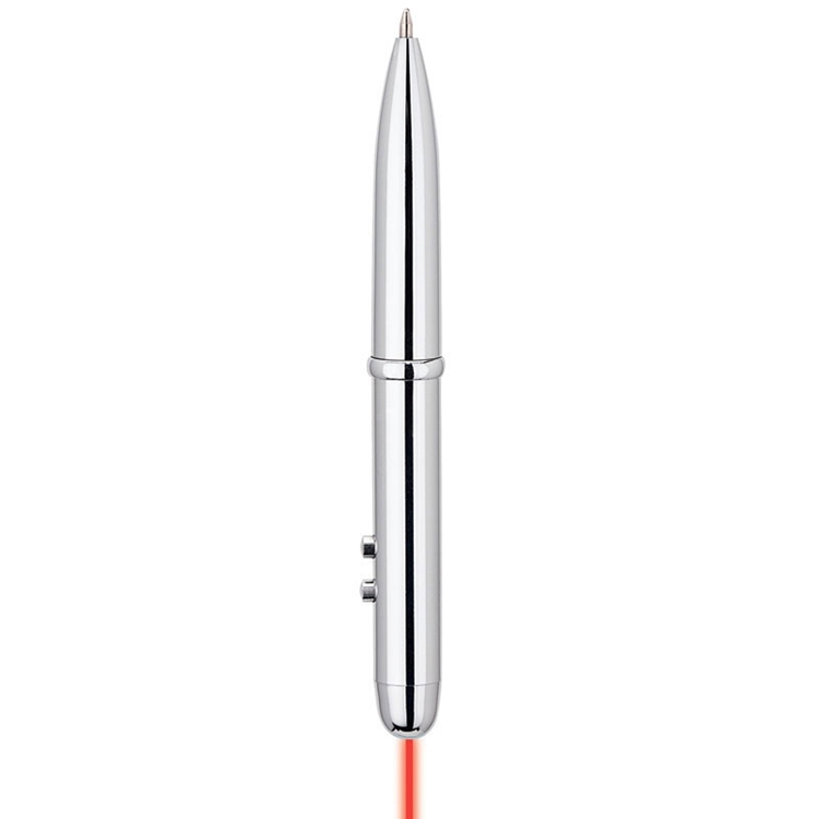 4-in-1 Ballpoint Pen with Laser Pointer, LED Light & Stylus 3