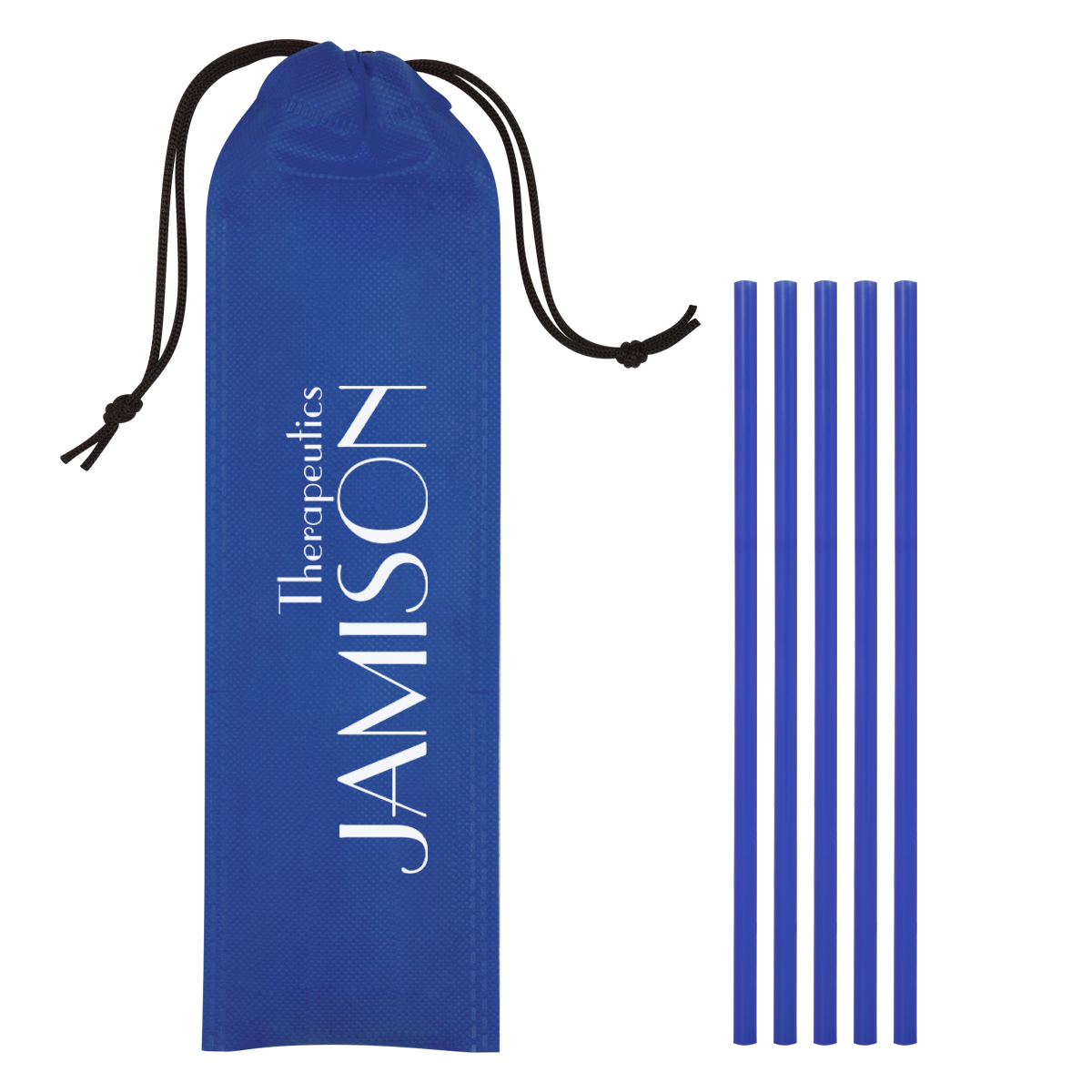 5-Pack On The Go Straws With Pouch 1