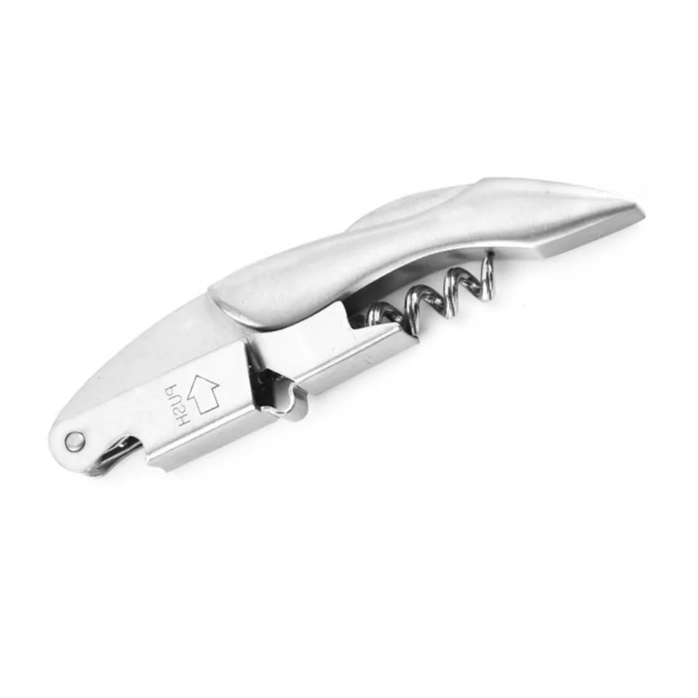 Multi-Function Red Wine Bottle Opener Stainless Steel Wood 2