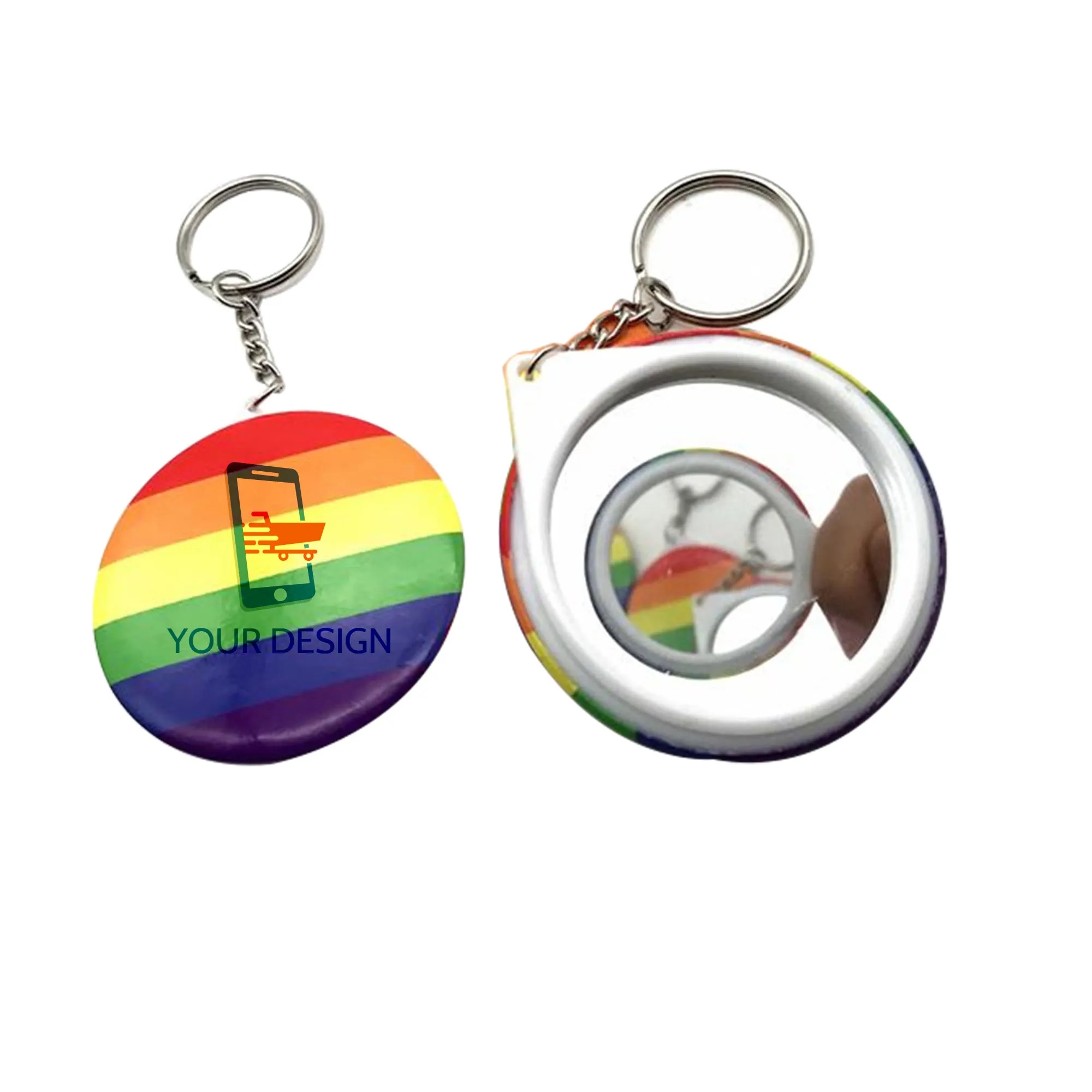 Pride Mirror Keychain 1