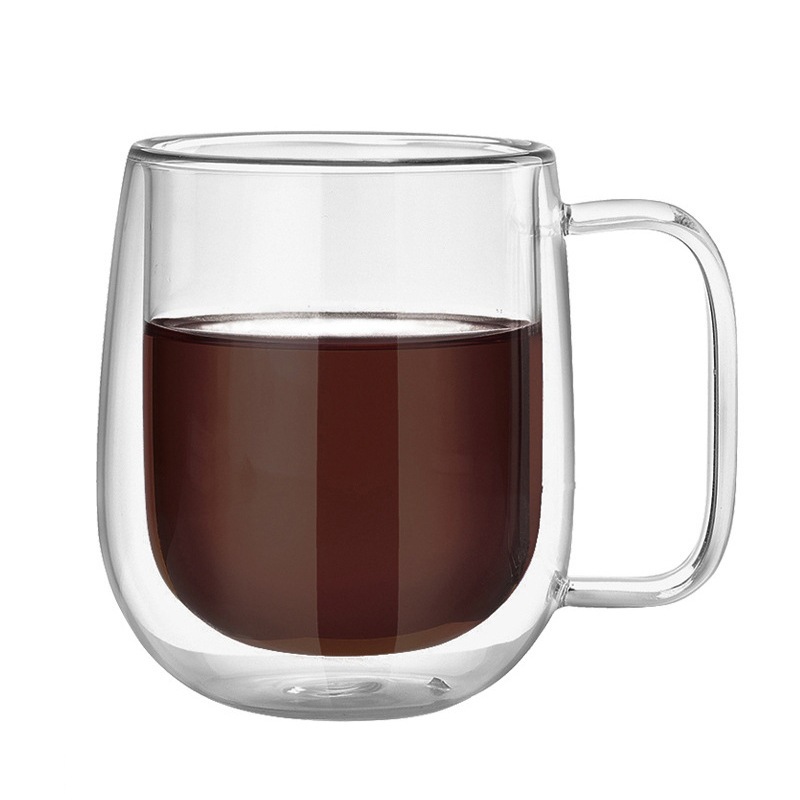 Double Wall Insulated Glasses - Coffee Mugs 12oz 8