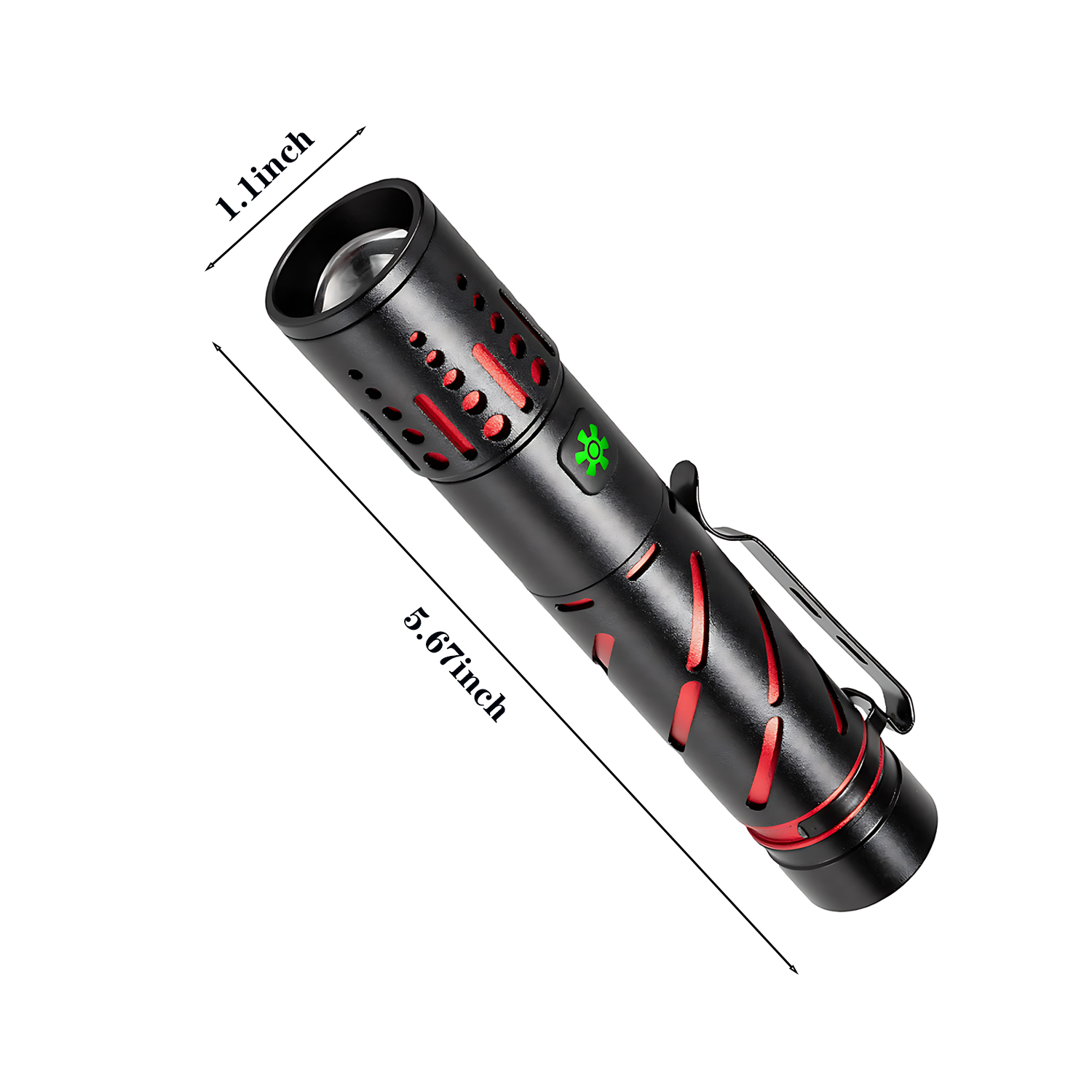 Waterproof Aluminum Outdoor Laser Flashlight 2