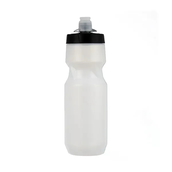 24 oz Sports Water Bottle with Squeeze Design and Cover 2