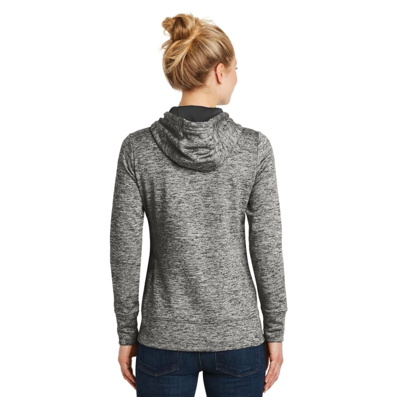 Sport-Tek Women's PosiCharge Electric Heather Fleece Hooded Pullover. 21