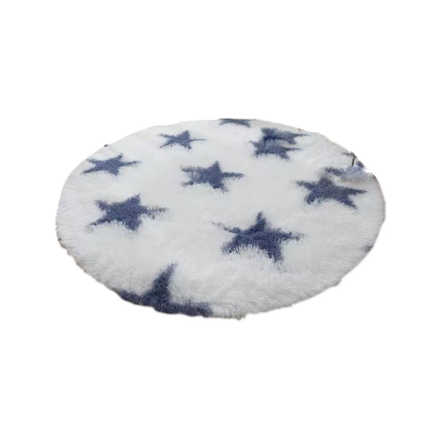 Home plush round carpet 7