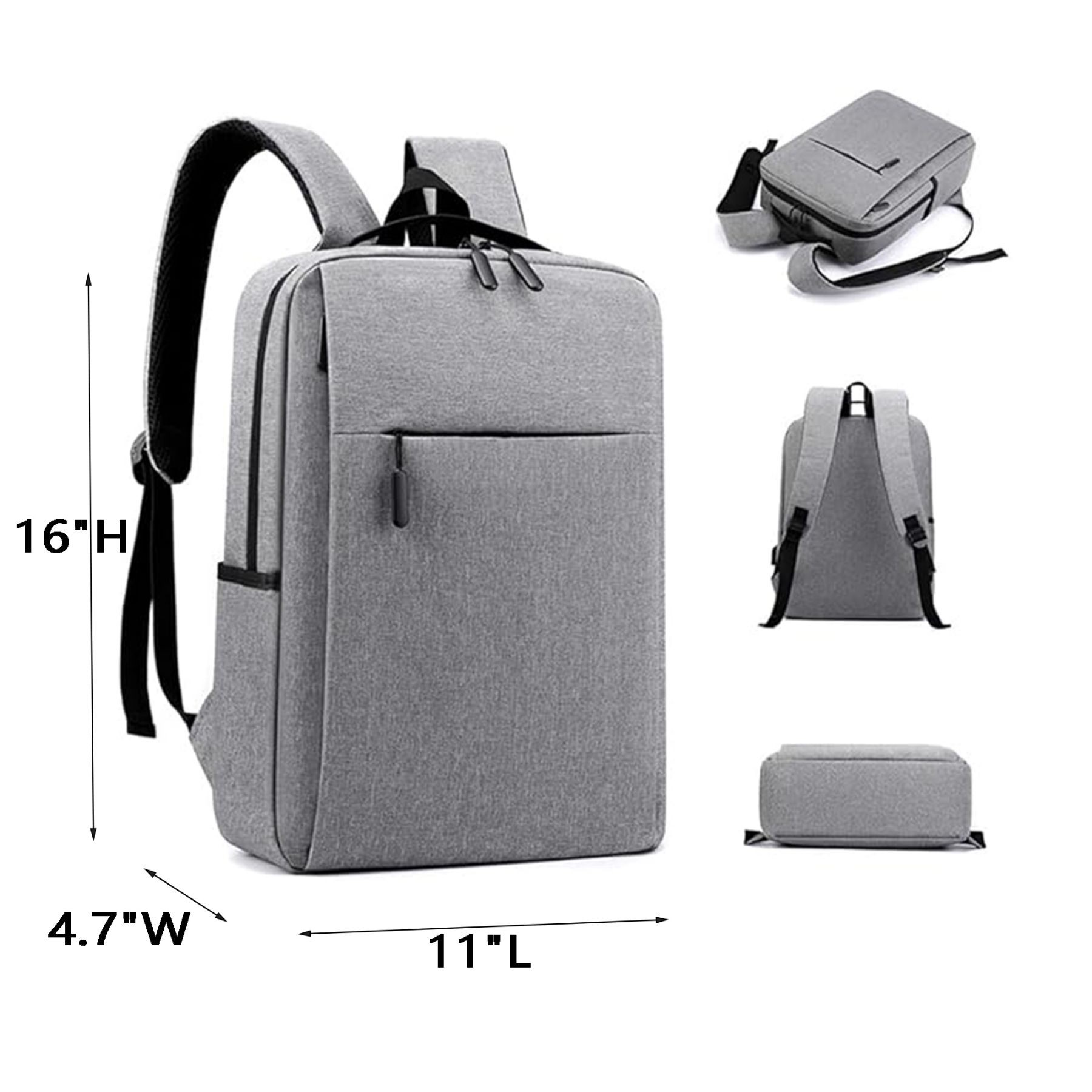16" Laptop Bag USB Charging Backpack 2