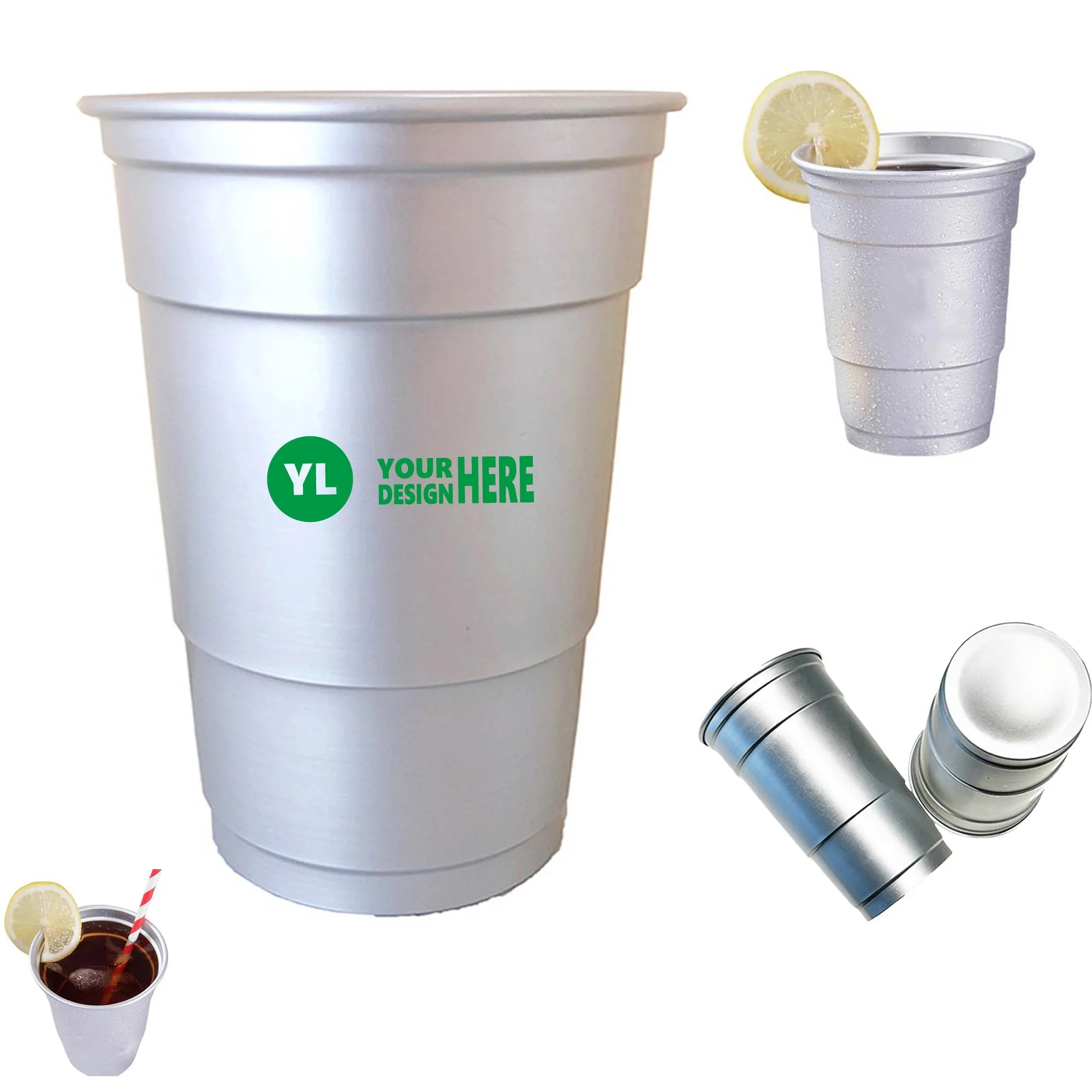 17 Oz Recyclable Party Aluminum Cup 6