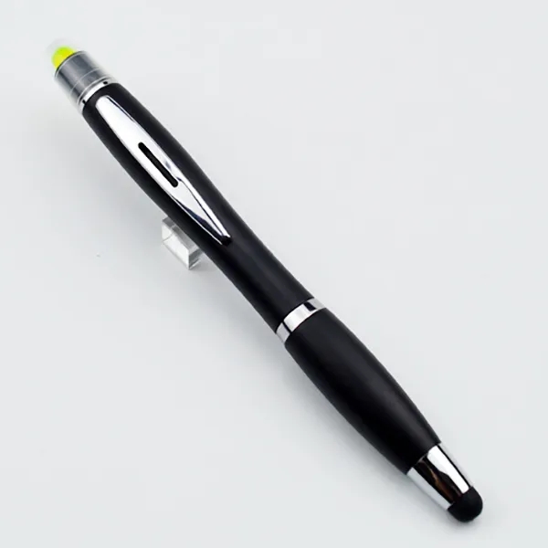 Curvaceous Metallic Stylus Highlighter Pen 2