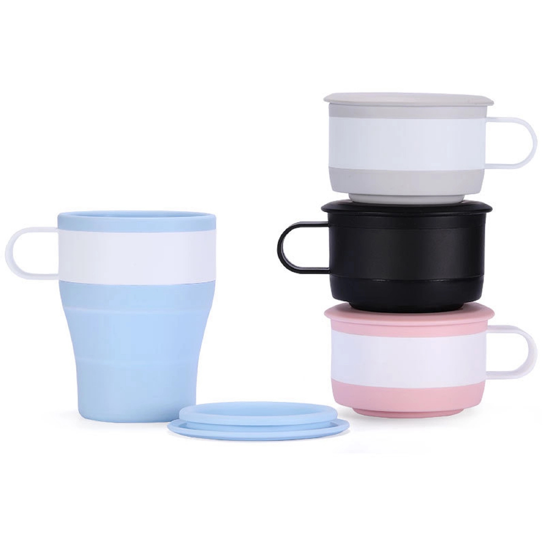 16 OZ Collapsible Reusable Silicone Coffee Cup 5