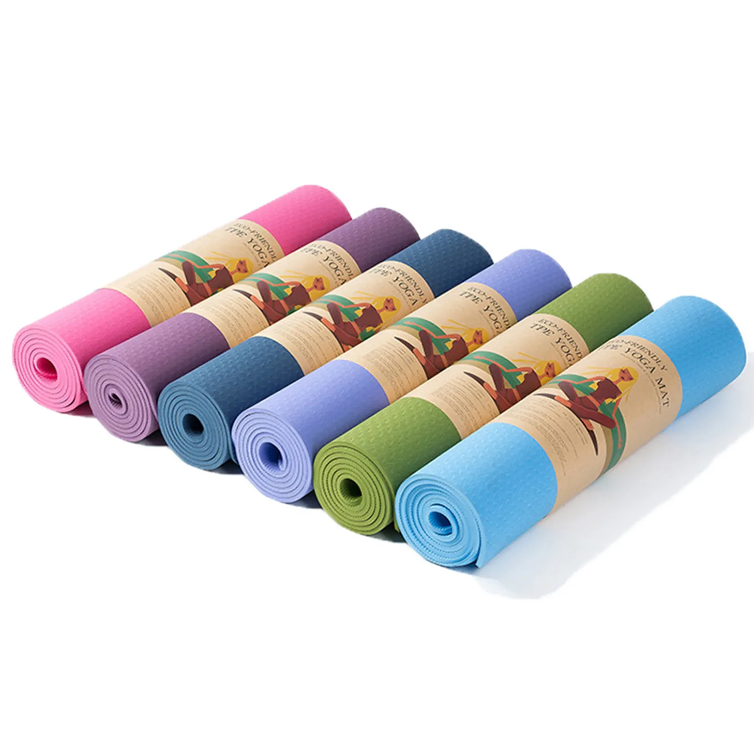 Tpe Two-Color Yoga Mat 3