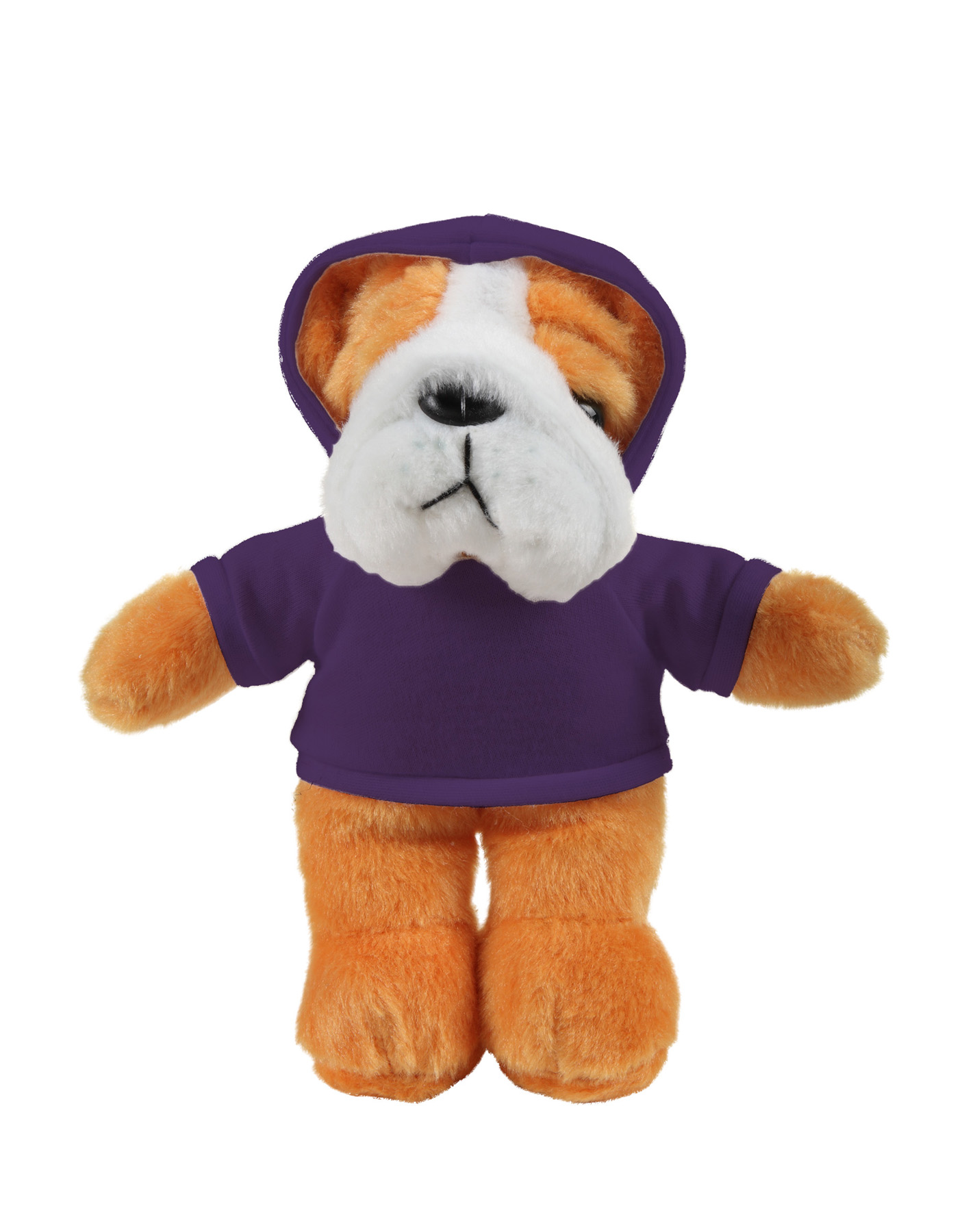 soft plush Bulldog with hoodie 15