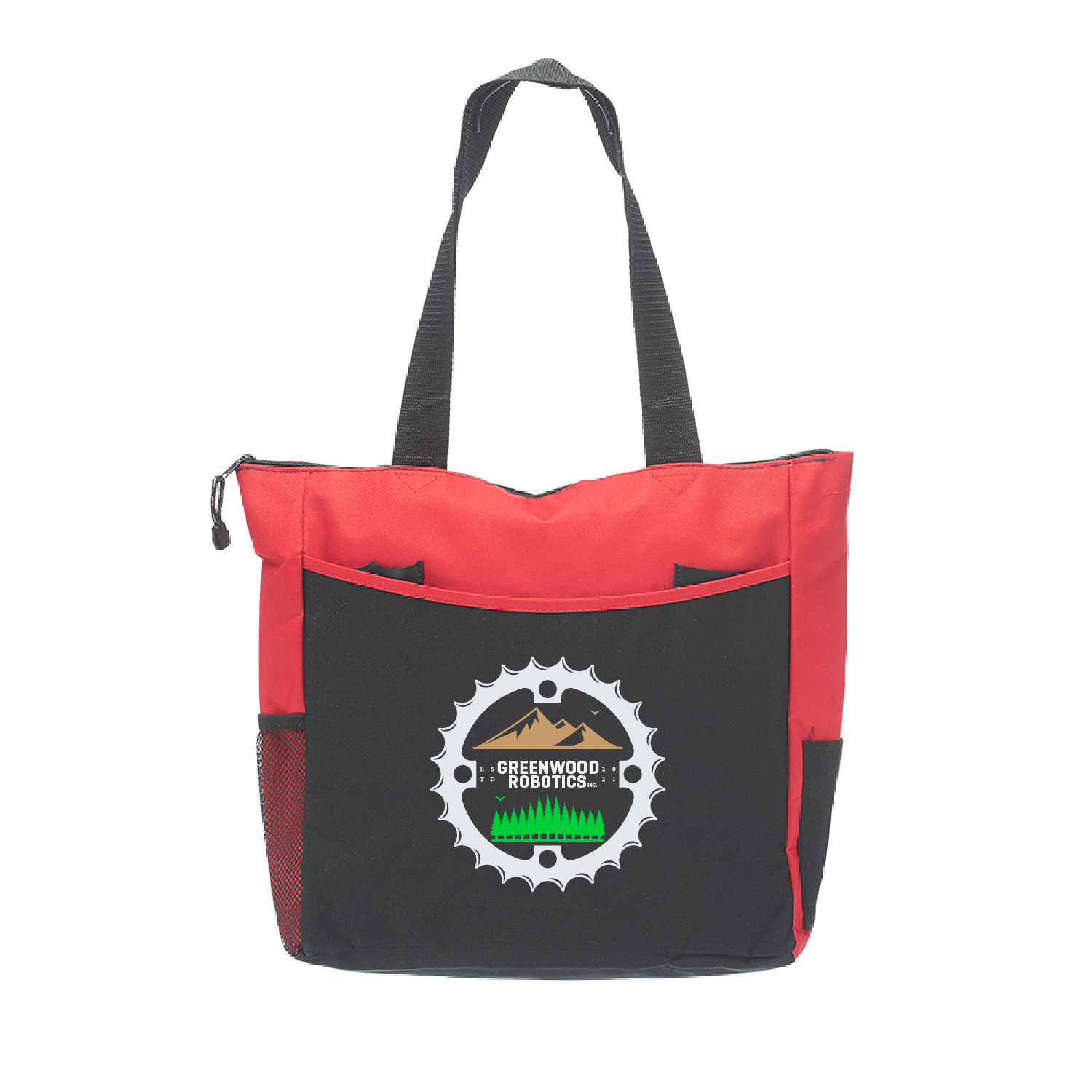 Pack-n-Go Carry All Tote Bag (Full Color Imprint), custom tote bag with logo imprint 5