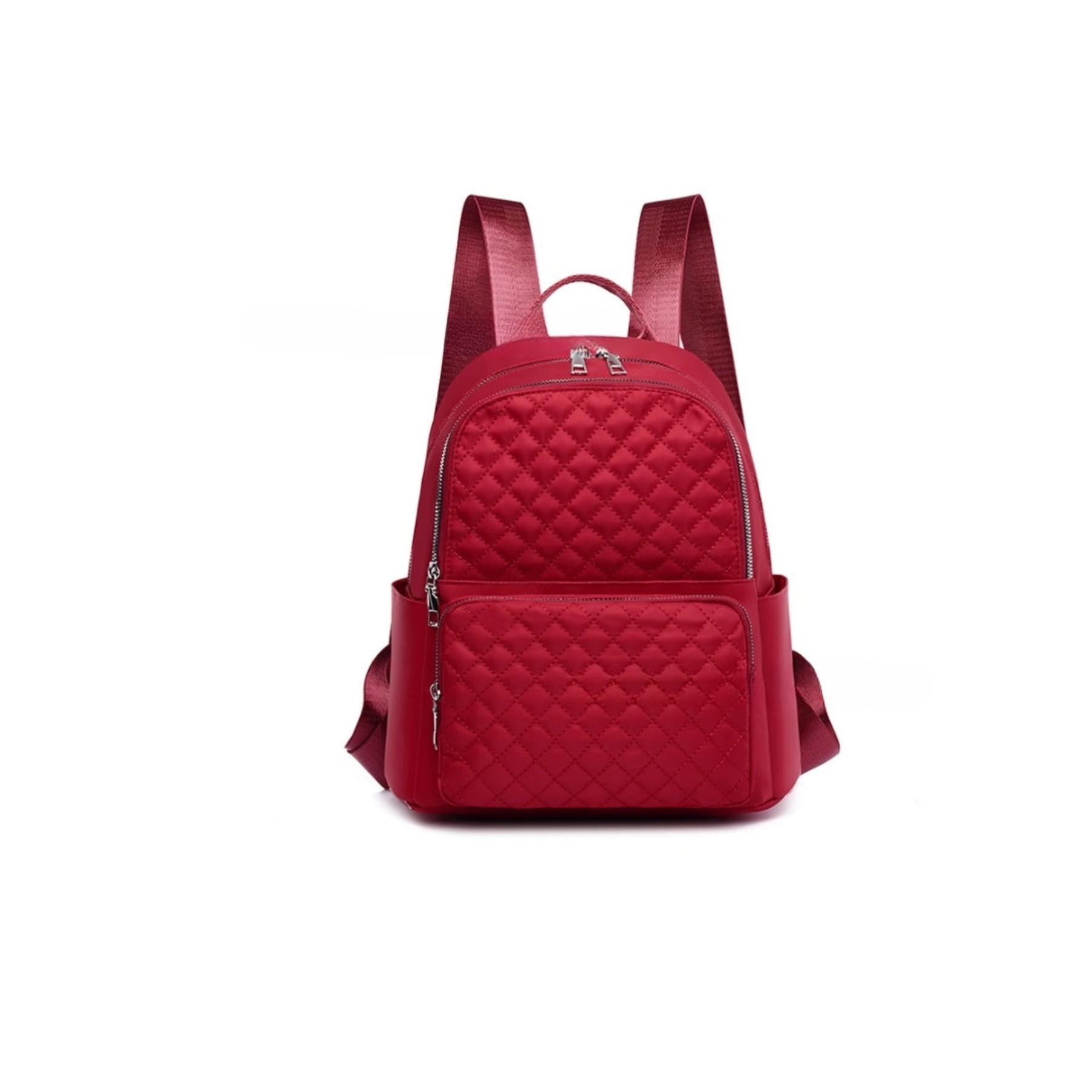 Travel Quilted College Work Business Backpack 3