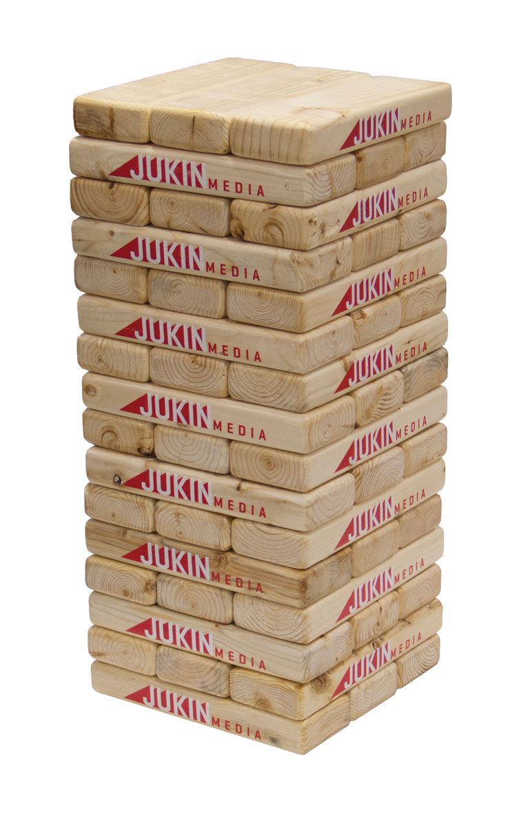 Jumbo Toppling Tower Blocks Game 1 Imprint Location