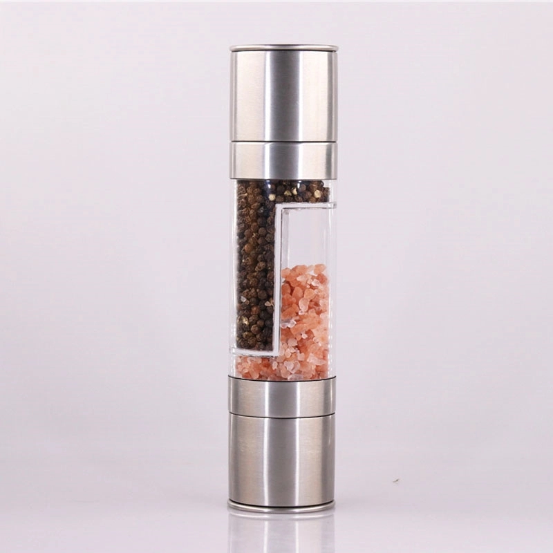 Custom 2 in 1 Pepper Grinders With Adjustable Ceramic Rotor 6