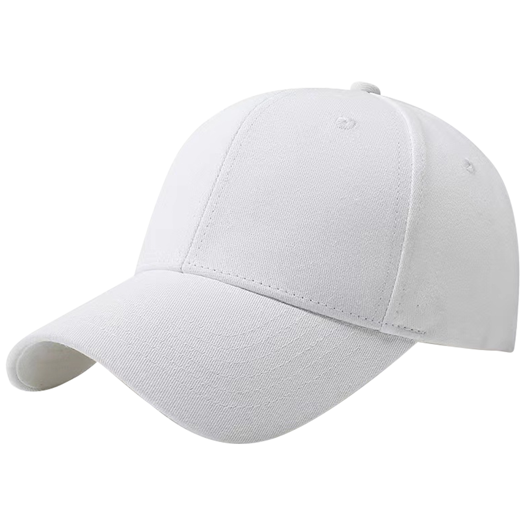 Classic 6-panel Curved Brim Baseball Cap With Plastic Snapback Clousure (MOQ: 1pc) 24