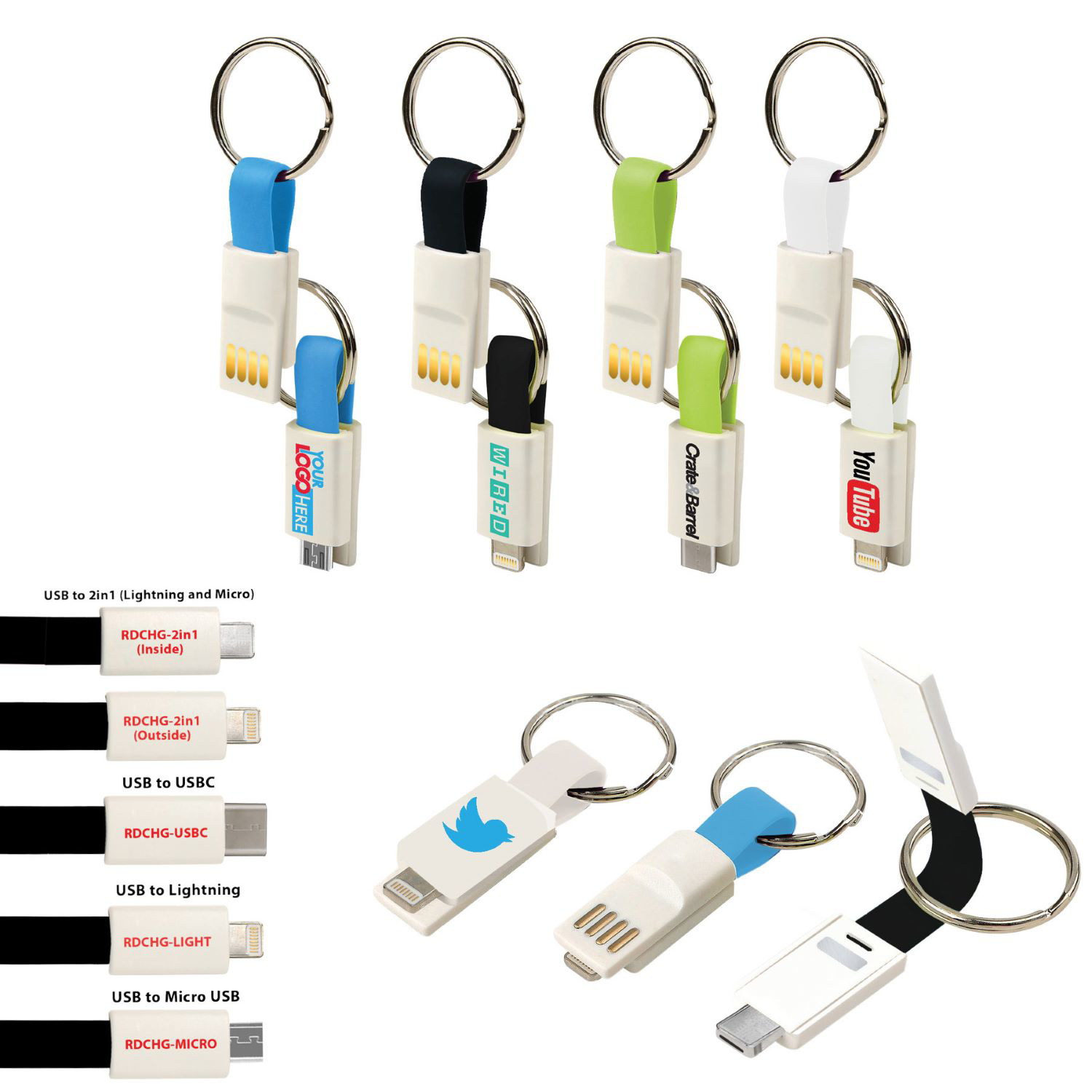 ReadyCharge Portable Charging Cable and Key Ring 1