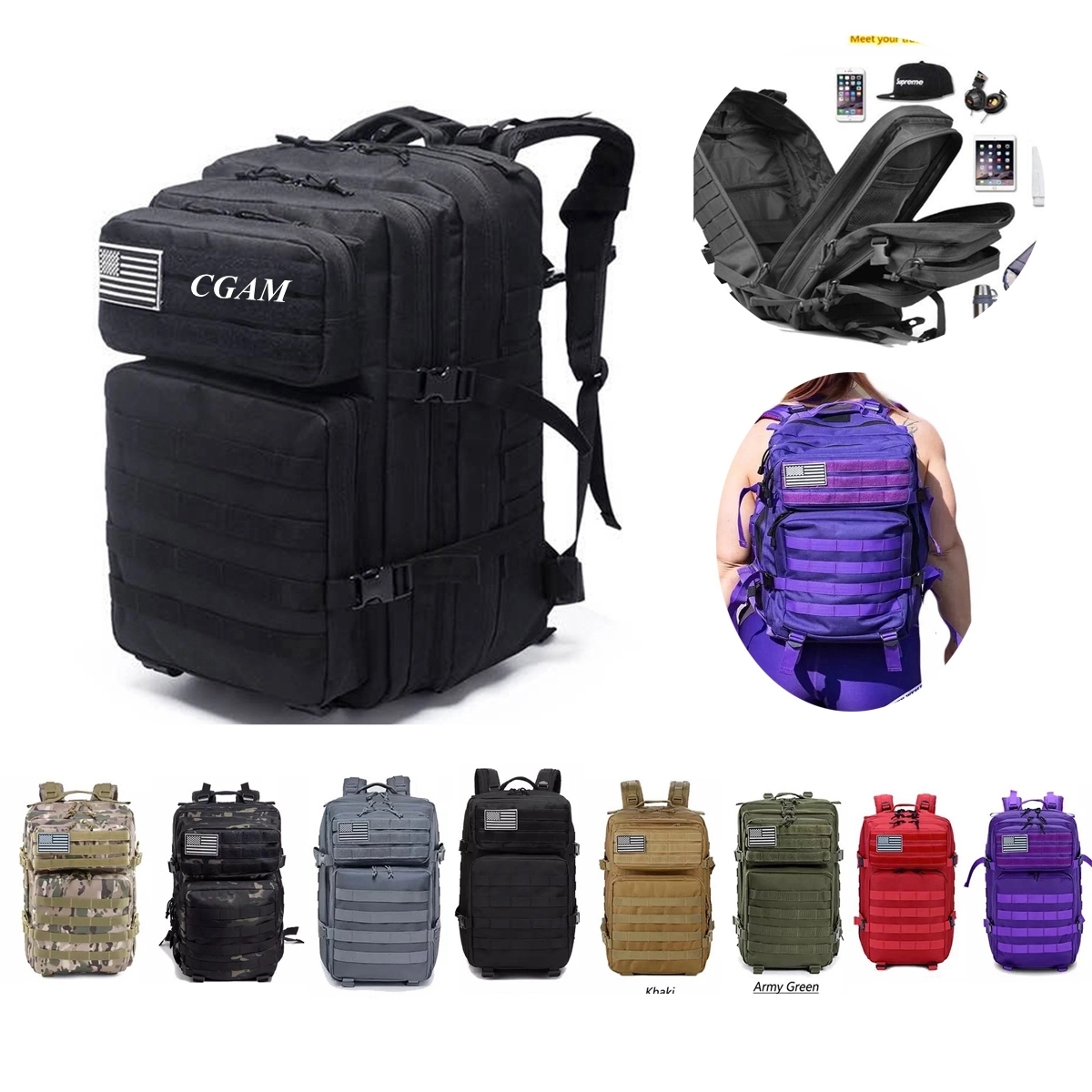 Outdoor Military Tactical Backpack 4