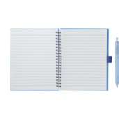 FSC® Recycled 5.5” x 7” Spiral Notebook w/ RPET Pe 205
