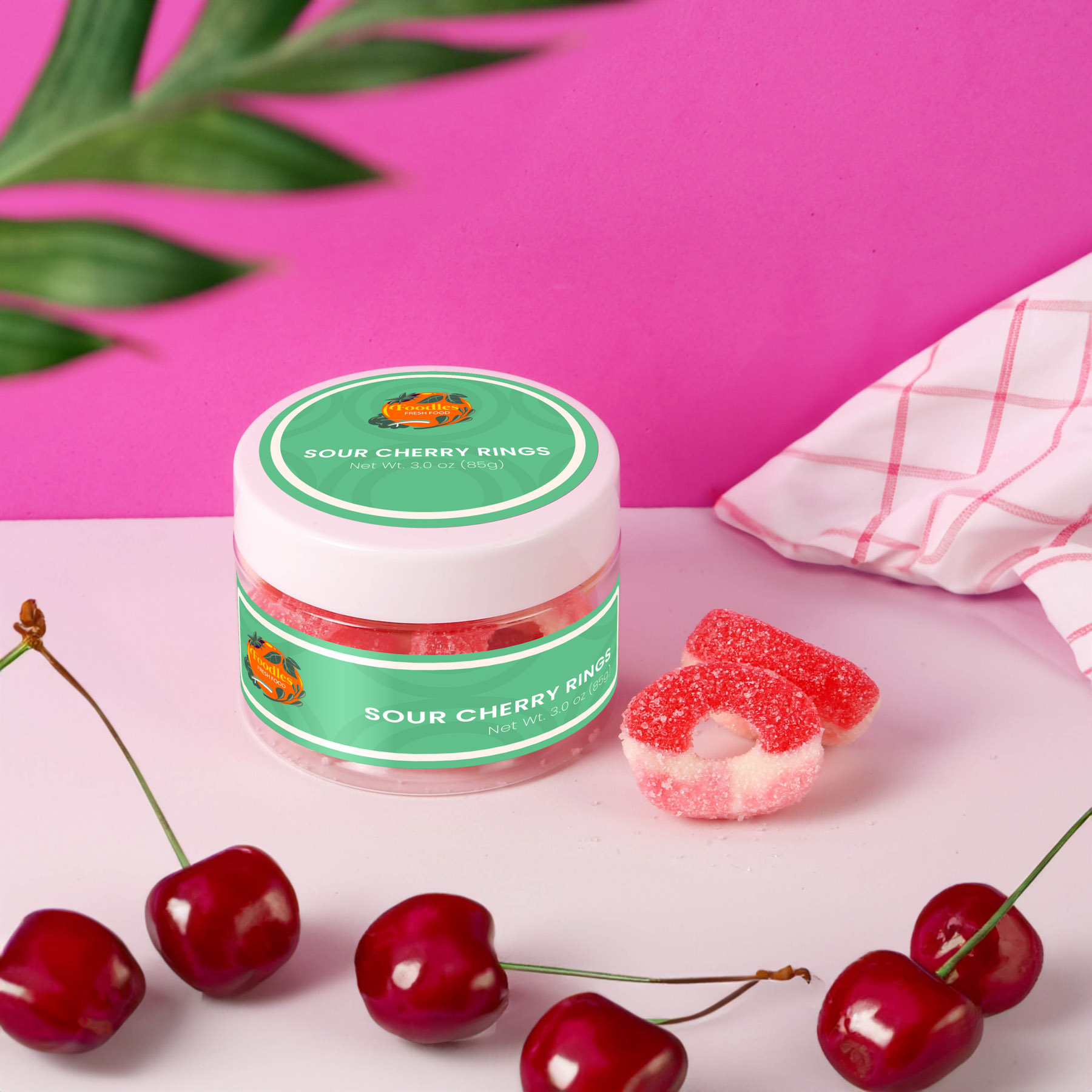 Sour Cherry Rings: Small Jar 3