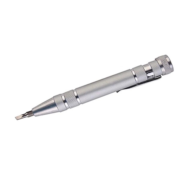LED Aluminum Tool Pen With Screwdriver 3