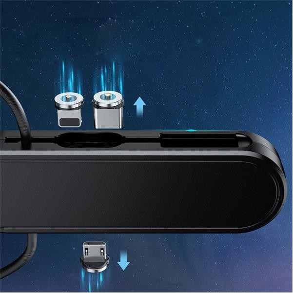 Mini Portable 3 in 1 Magnetic Retractable Charging Cable 7