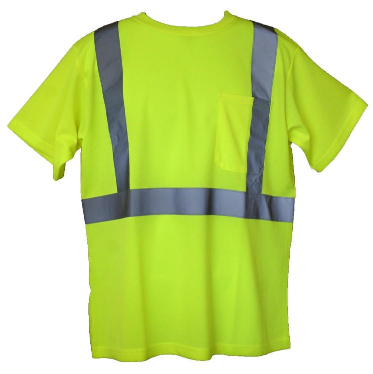 Safety T-Shirt Hi-Viz Yellow Short Sleeve