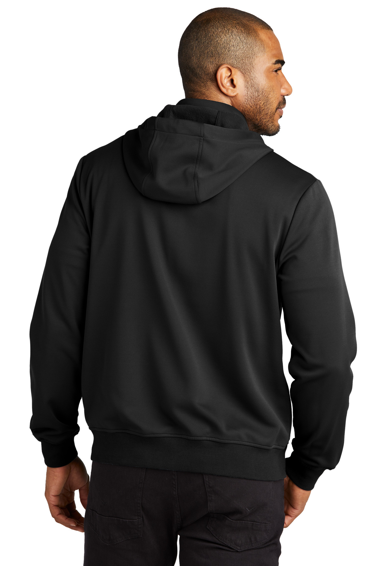Smooth Fleece Hooded Jacket