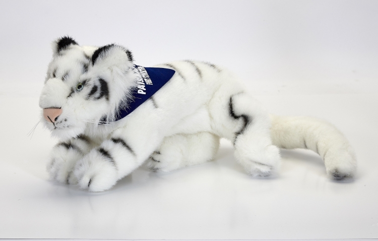 12" Laying White Tiger 2