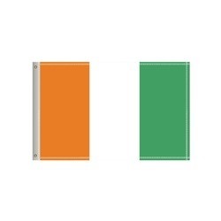 National Flag, Côte d'Ivoire, Double-Sided - 72"W x 48"H 1