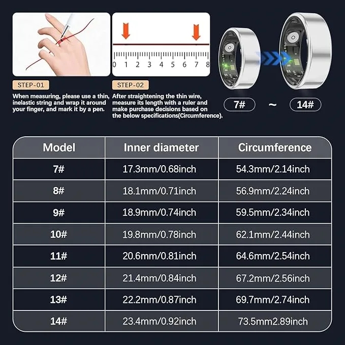 Smart Health Ring 6