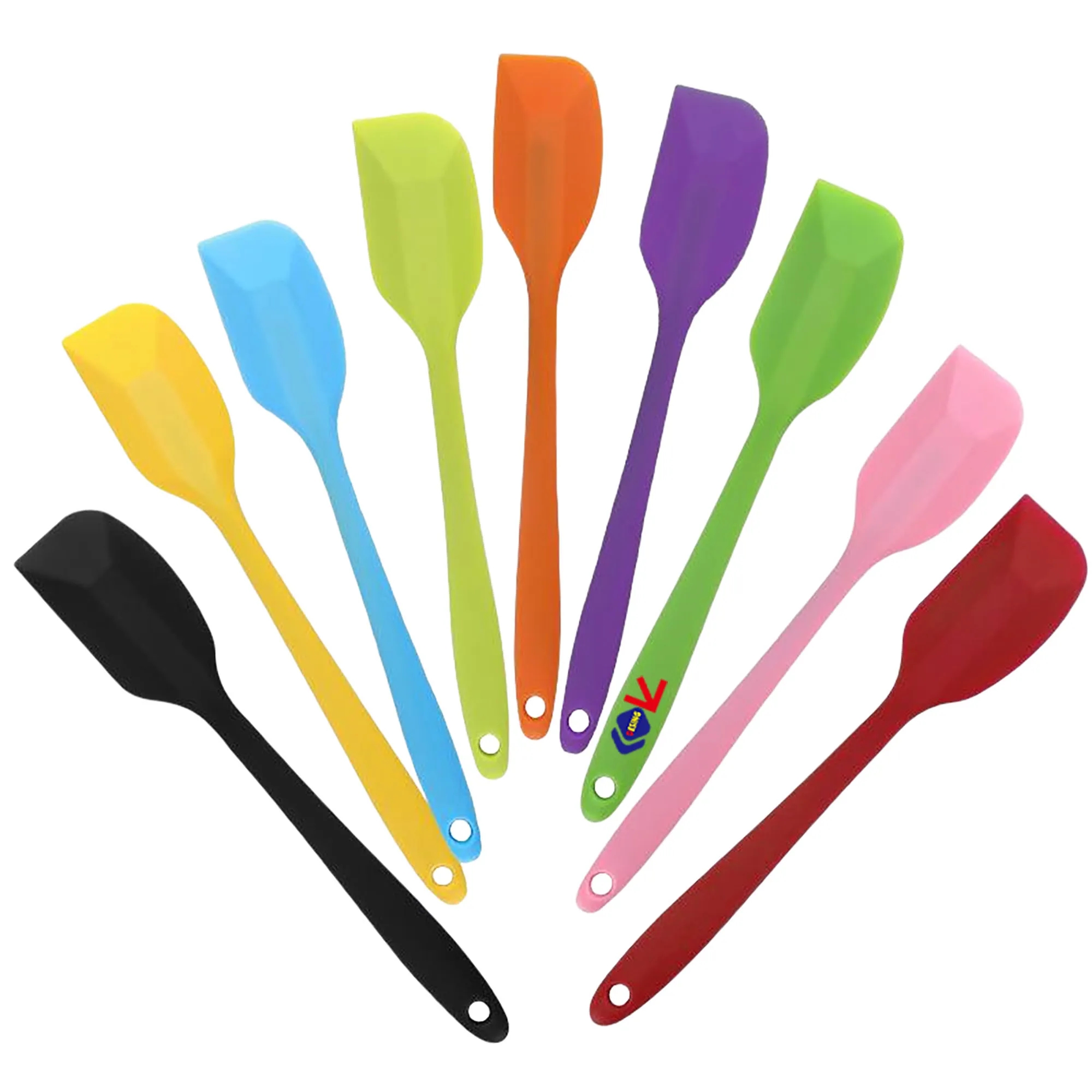 MOQ 30 PCS Kitchen Spatula Silicone Small for Cooking Baking 2