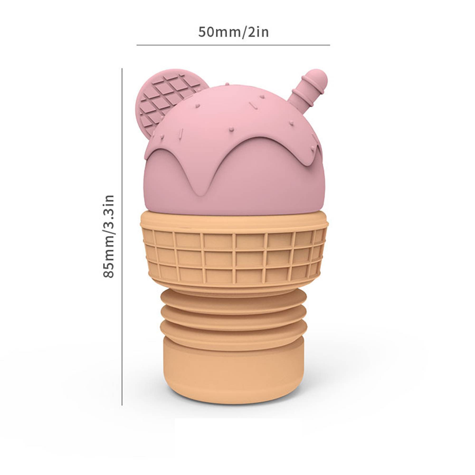 Silicone Ice Cream Bathroom Toys for Kids 4